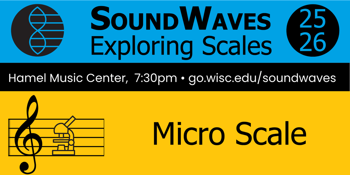 SoundWaves: Micro Scale, 14 November | Event in Madison | AllEvents