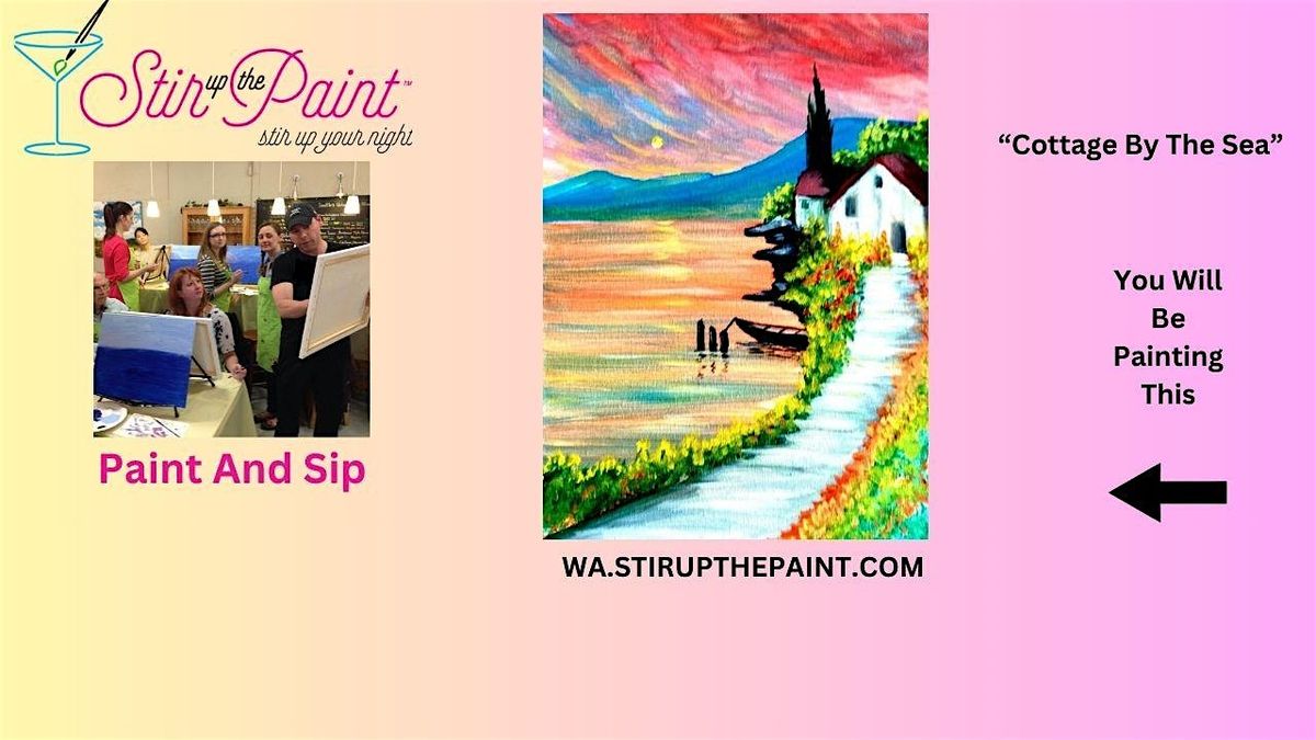 West Seattle Paint and Sip, Paint Party, Paint Night  (Wine Included), 15 August | Event in Seattle | AllEvents