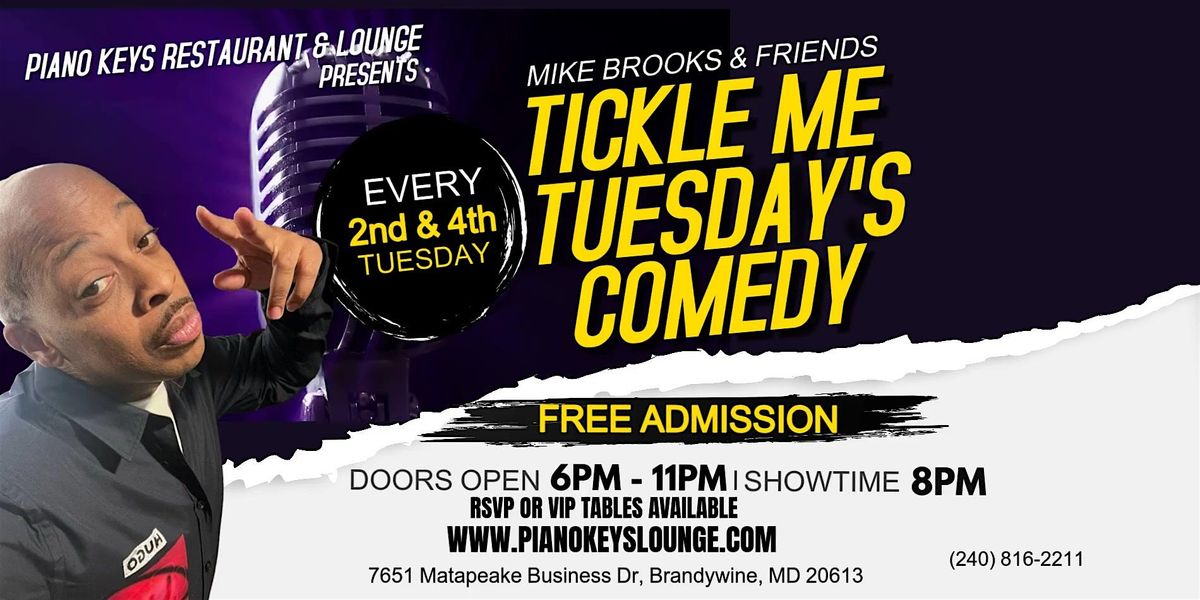 Tickle Me Tuesday  Mike Brooks & Friends @ Piano Keys  Lounge 2nd & 4th Tue | Event in Brandywine