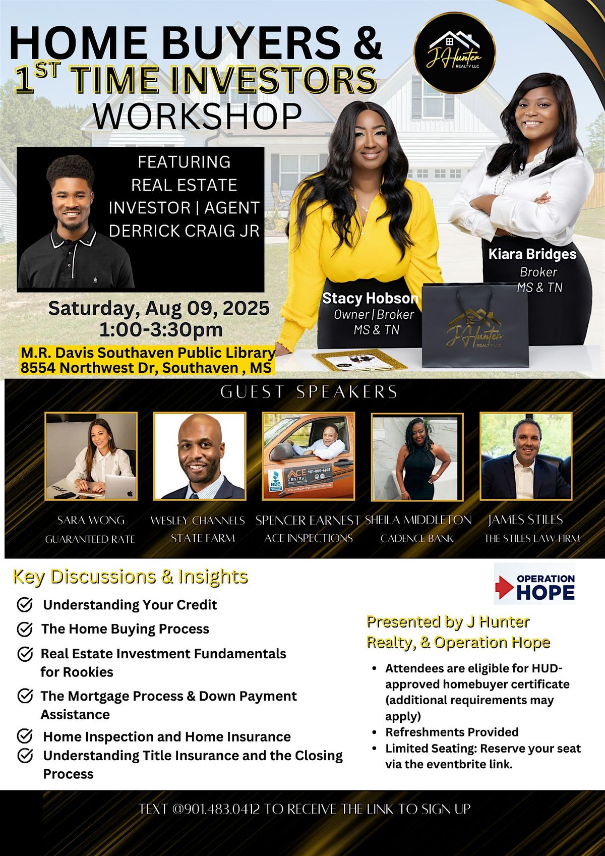 Home buyers &1st Time Investors workshop, 9 August | Event in Southaven | AllEvents
