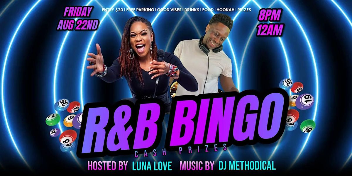 R&B BINGO, 22 August | Event in Charlotte | AllEvents