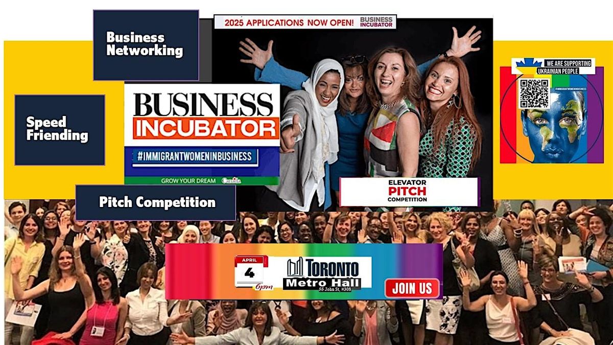 Speed Friending. Business Networking. Pitch Competition  #BusinessIncubator, 18 December | Event in Toronto