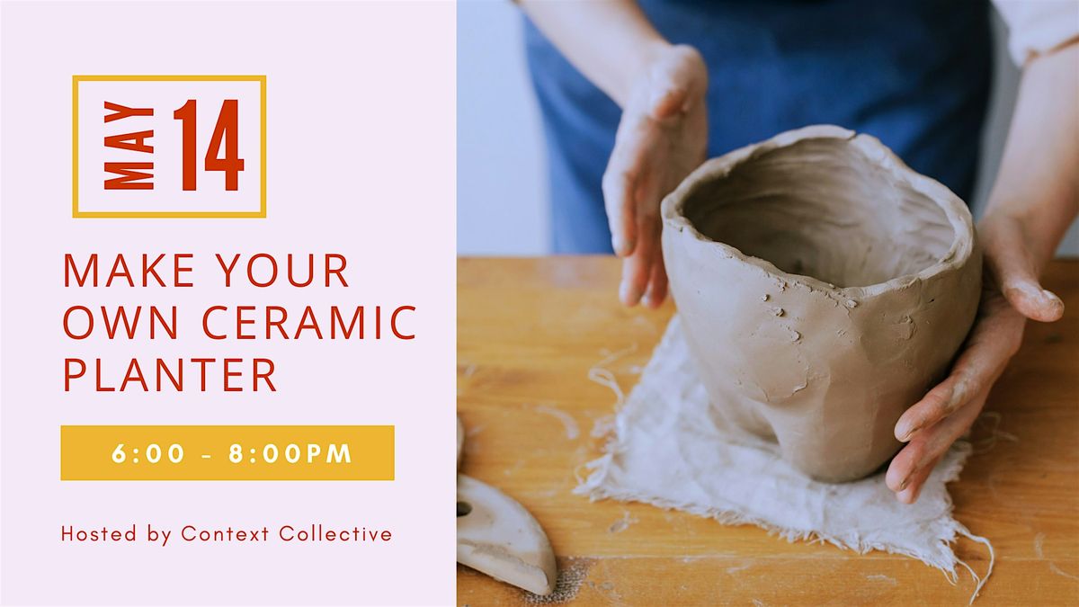 MYO Ceramic Planter, 14 May | Event in Troy | AllEvents