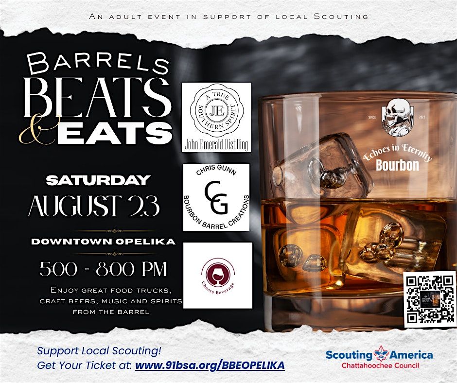 Barrels, Beats and Eats, 23 August | Event in Opelika | AllEvents