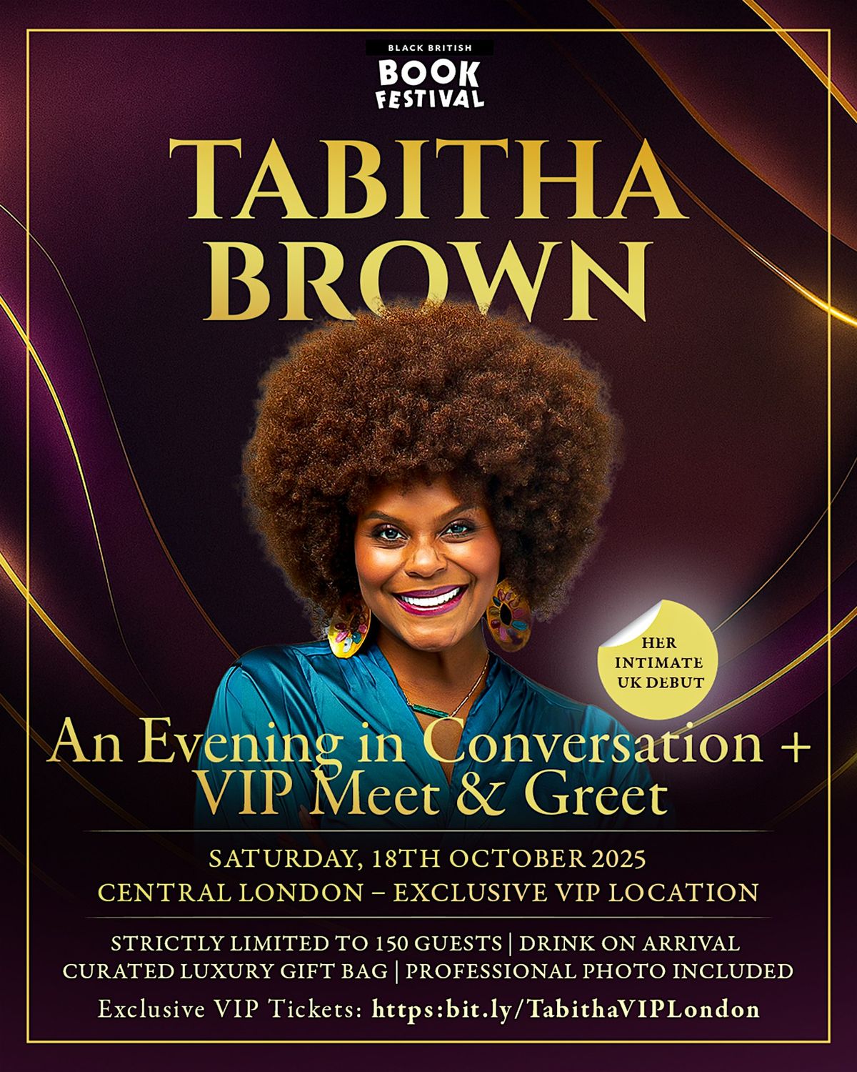 A VIP Evening with Tabitha Brown, 18 October | Event in London | AllEvents