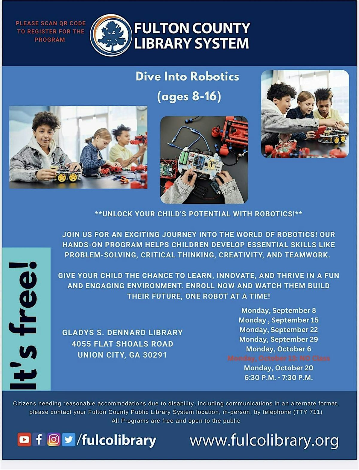 Youth and Teens Robotics Program (ages 8 -16), 8 September | Event in Union City | AllEvents