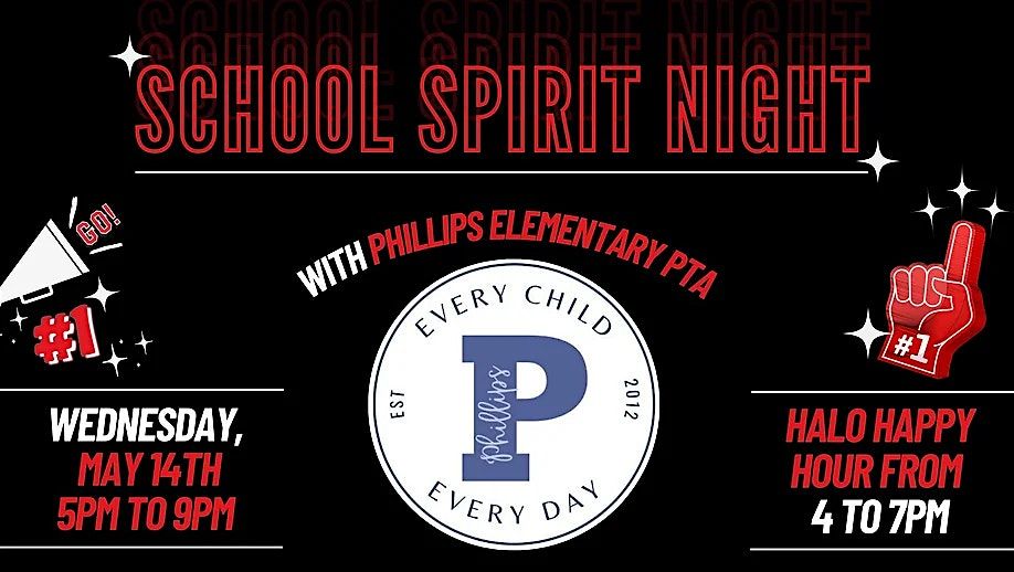 School Spirit Night - Phillips Elementary PTA, 14 May | Event in Frisco | AllEvents