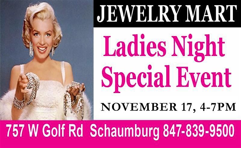 Ladies Night at Jewelry & Coin Mart, 17 November | Event in Schaumburg | AllEvents
