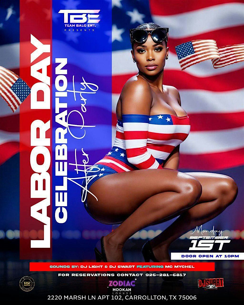 LABOR DAY AT ZODIAC HOOKAH LOUNGE, 1 September | Event in Carrollton | AllEvents
