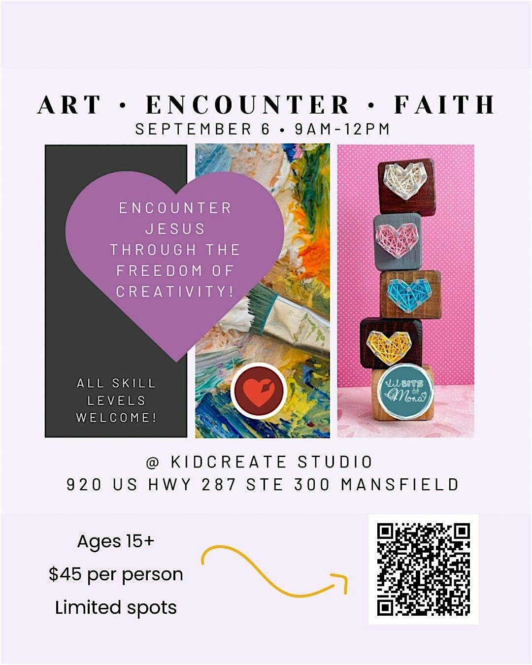 Faith-Fueled Creativity: A Soulful Art Experience with Paint and Thread, 6 September | Event in Mansfield