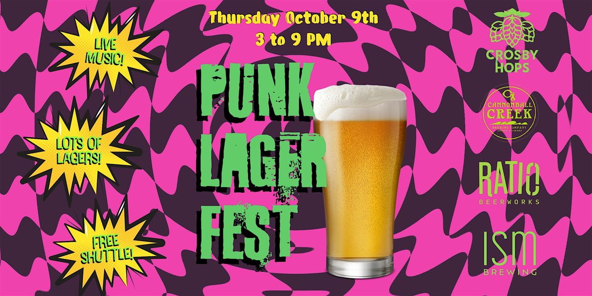 Punk Lager Fest 2025 Presented by Crosby Hops & Cannonball Creek, 9 October | Event in Golden | AllEvents