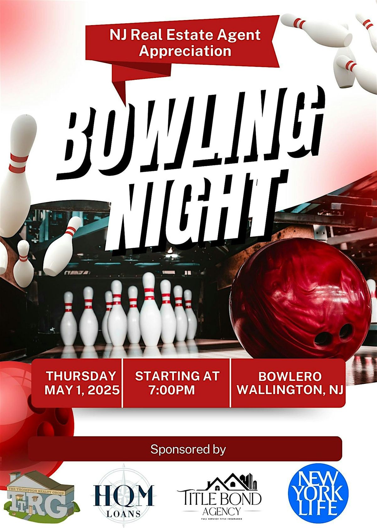 New Jersey Real Estate Agent Appreciation Night | Event in Wallington | AllEvents