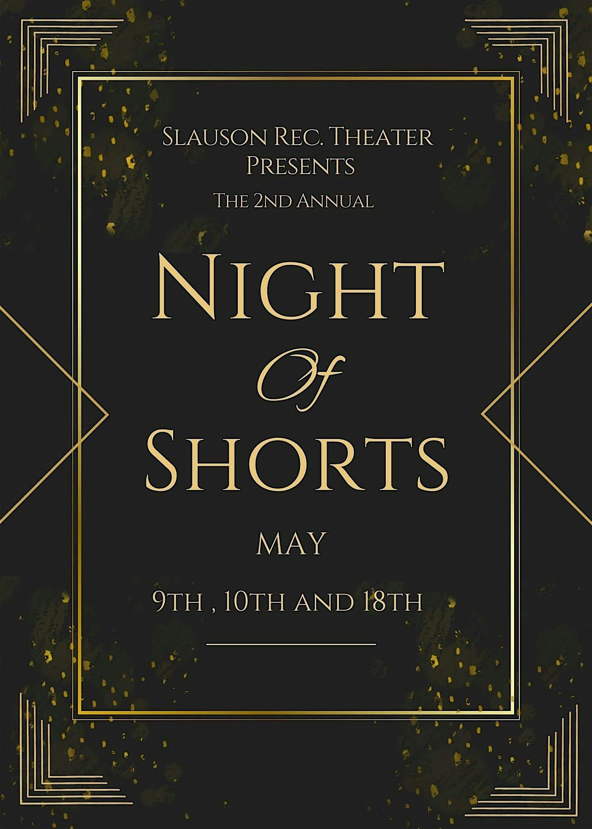 Slauson Rec. Theater Presents : The 2nd annual Night of Shorts, 9 May | Event in Los Angeles | AllEvents