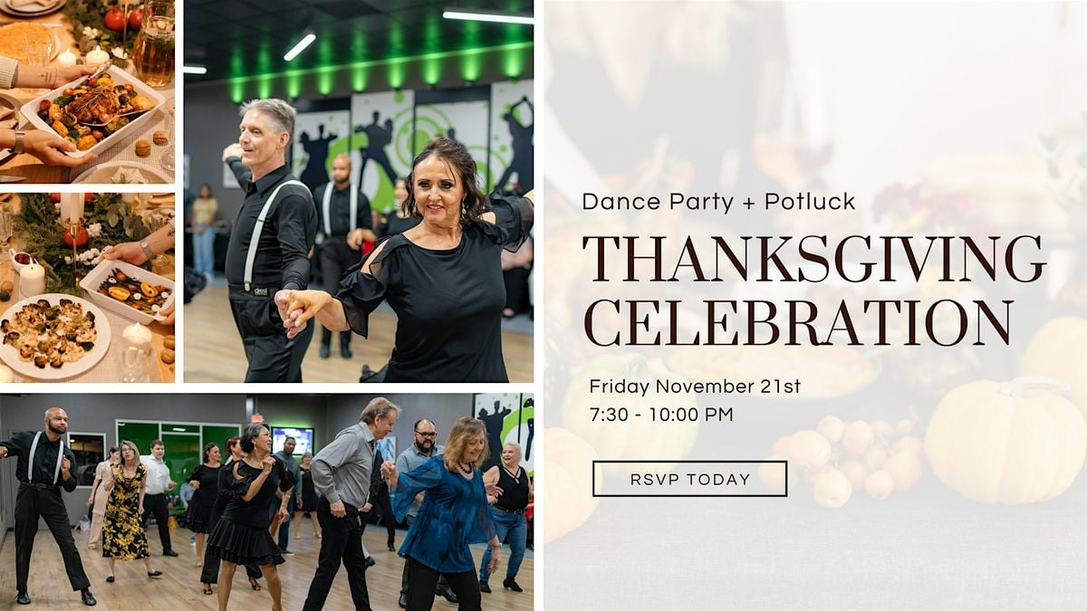 Thanksgiving Dance Party + Potluck, 21 November | Event in Spring | AllEvents