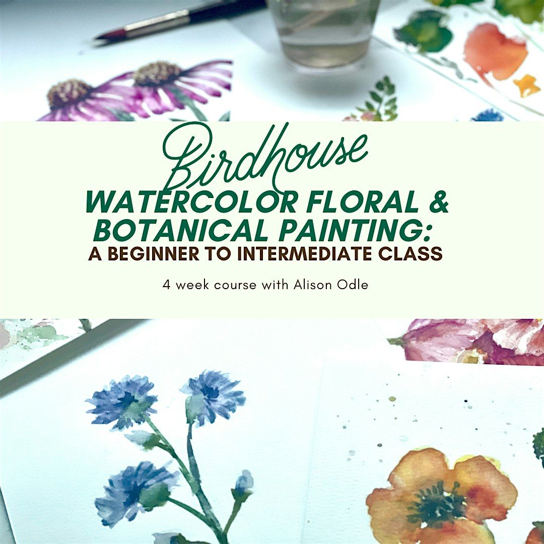 Watercolor Floral & Botanical Painting: A Beginner to Intermediate Class, 30 July | Event in Amesbury
