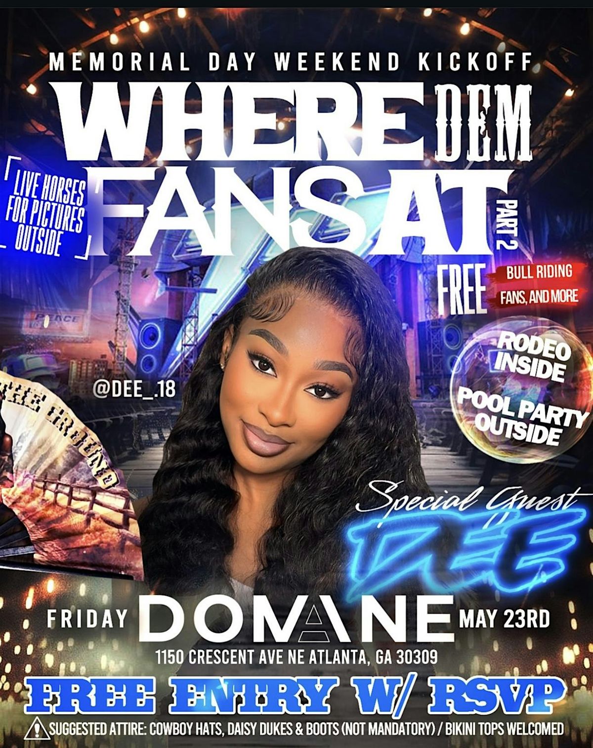 WHERE DEM FANS AT x PARTY OF THE CENTURY HOSTED BY @DEE_.18, 23 May | Event in Atlanta | AllEvents