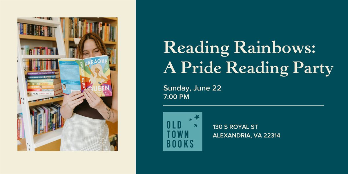 Reading Rainbows: A Pride Reading Party, 22 June | Event in Alexandria | AllEvents