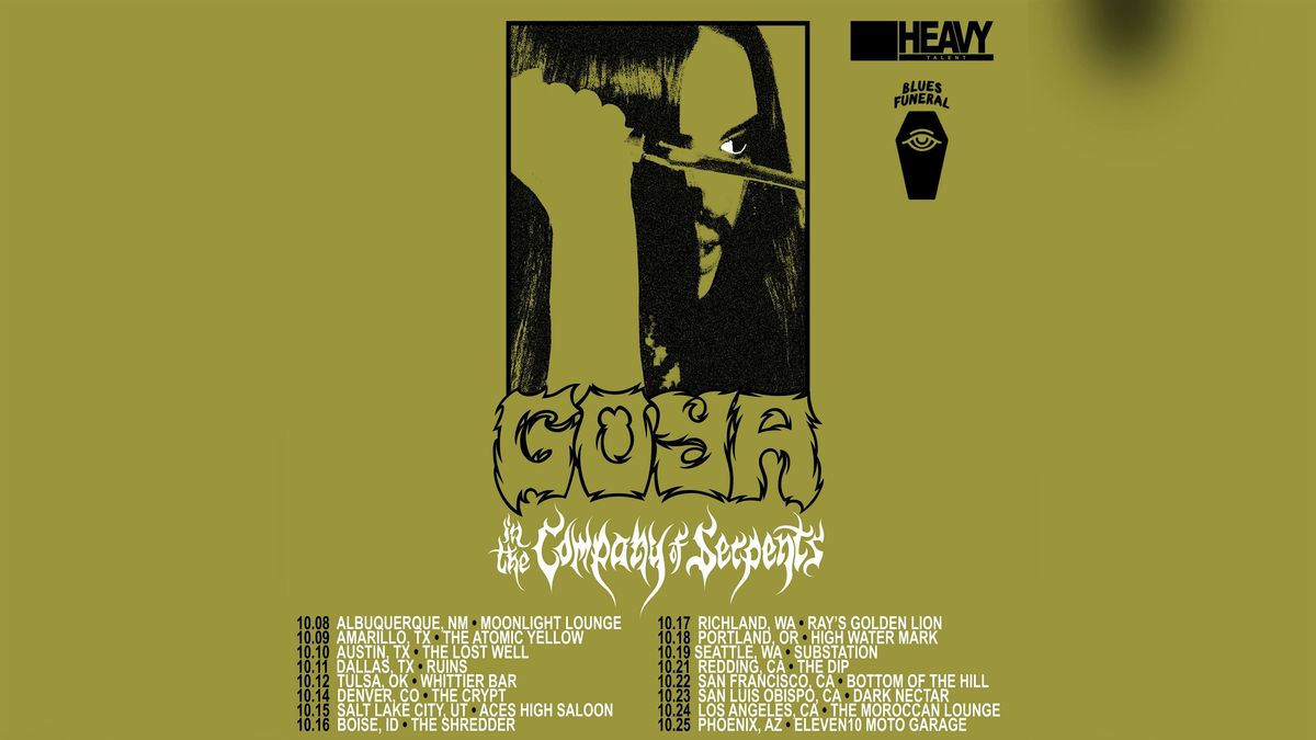 Goya w/ In The Company Of Serpents + Smokey Mirror, 11 October | Event in Dallas | AllEvents
