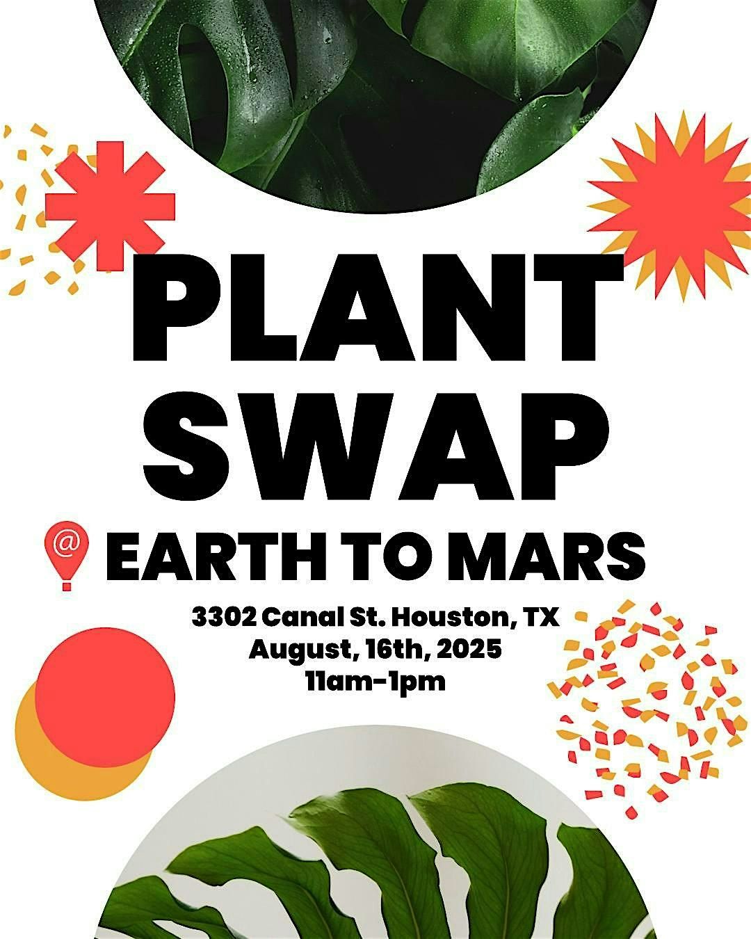 Plant Swap at Earth to Mars 8/16, 16 August | Event in Houston | AllEvents
