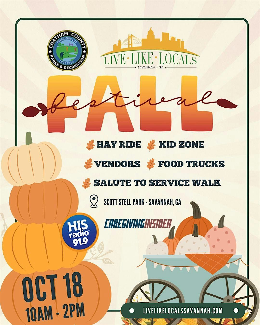 Fall Festival & Salute to Service Walk, 18 October | Event in Savannah | AllEvents
