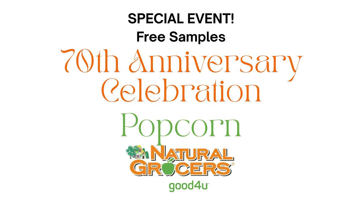 Natural Grocers Presents : FREE Popcorn, 15 August | Event in Tucson | AllEvents