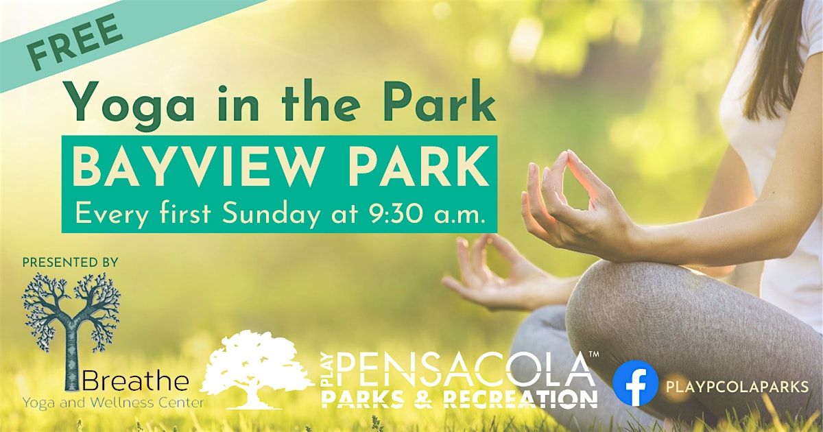 Free Yoga at Bayview Park 2026 with Breathe Yoga and Wellness Center, 4 January | Event in Pensacola | AllEvents
