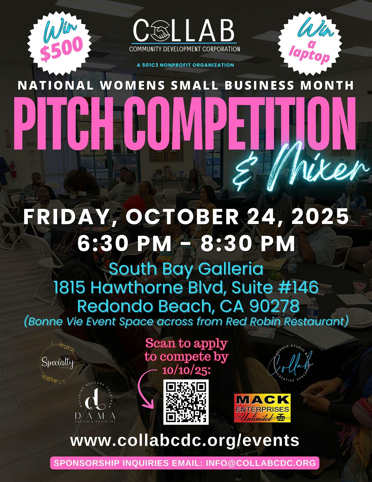 Women's Small Business Competition & Business Mixer, 24 October | Event in Redondo Beach | AllEvents