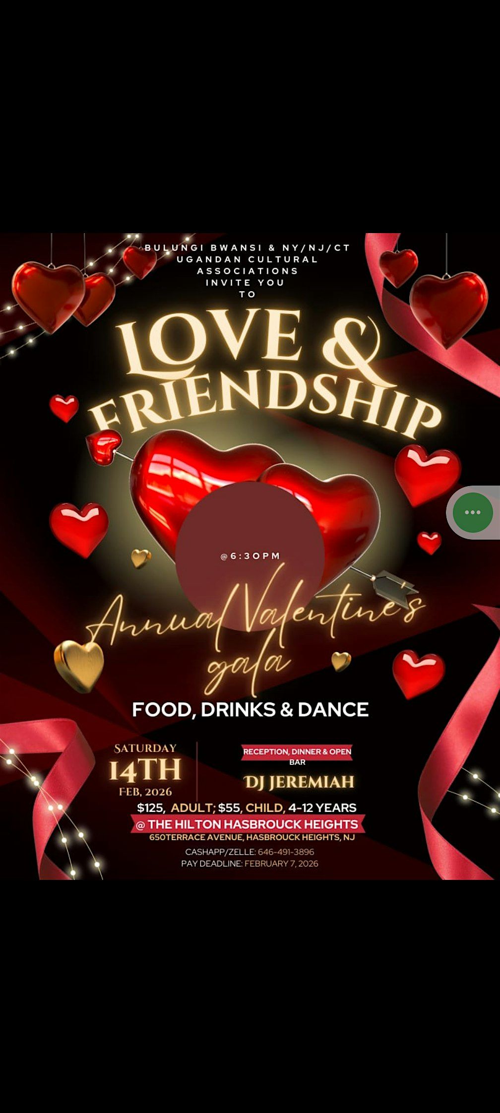 NY/NJ/CT Uganda/East Africa Community 's Annual Valentine Gala, 14 February | Event in Hasbrouck Heights | AllEvents
