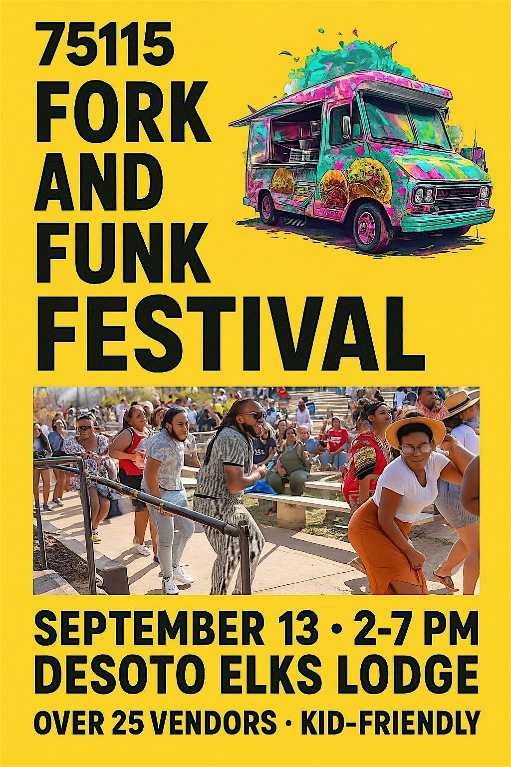 75115 Fork and Funk Festival, 13 September | Event in DeSoto | AllEvents