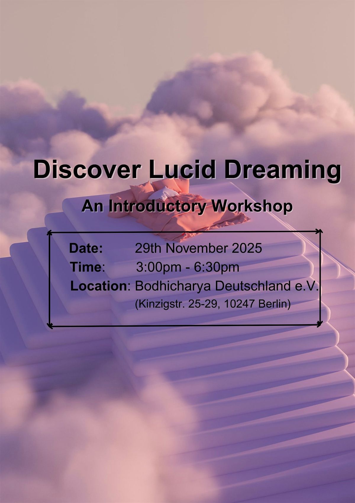 Discover Lucid Dreaming: An Introductory Workshop, 29 November | Event in Berlin | AllEvents