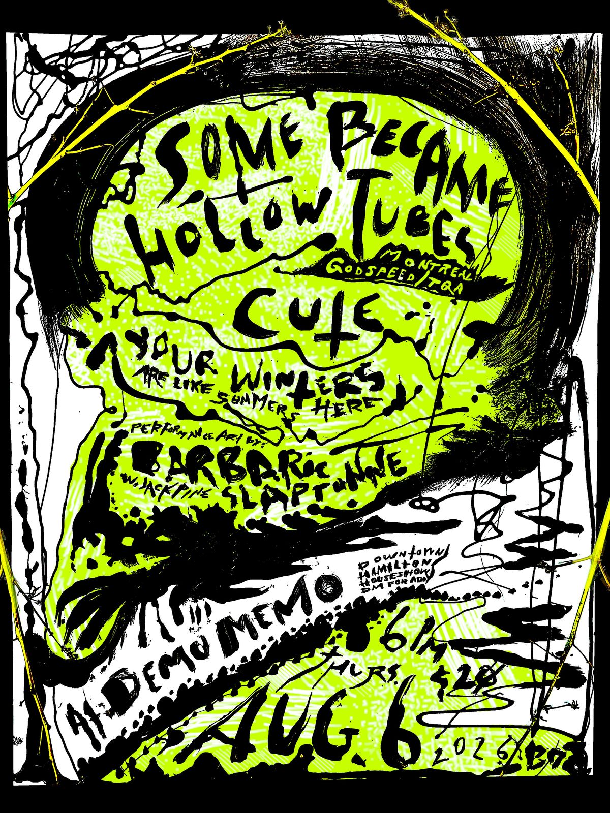 Some Became Hollow Tubes (Godspeed/TQA), Cute, Your Winters+