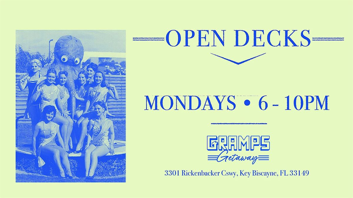 Open Decks, 22 September | Event in Key Biscayne | AllEvents
