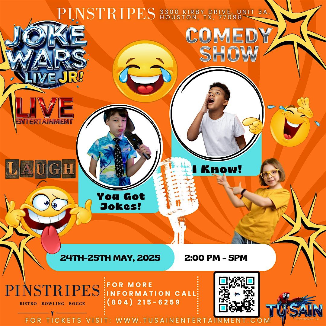 Joke Wars: Live! Jr!, 24 May | Event in Houston | AllEvents