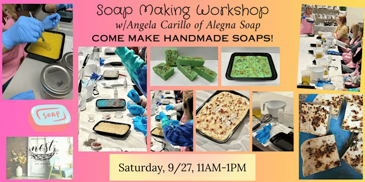 Soap Making Workshop with Angela of Alegna Soap, 27 September | Event in Northport | AllEvents