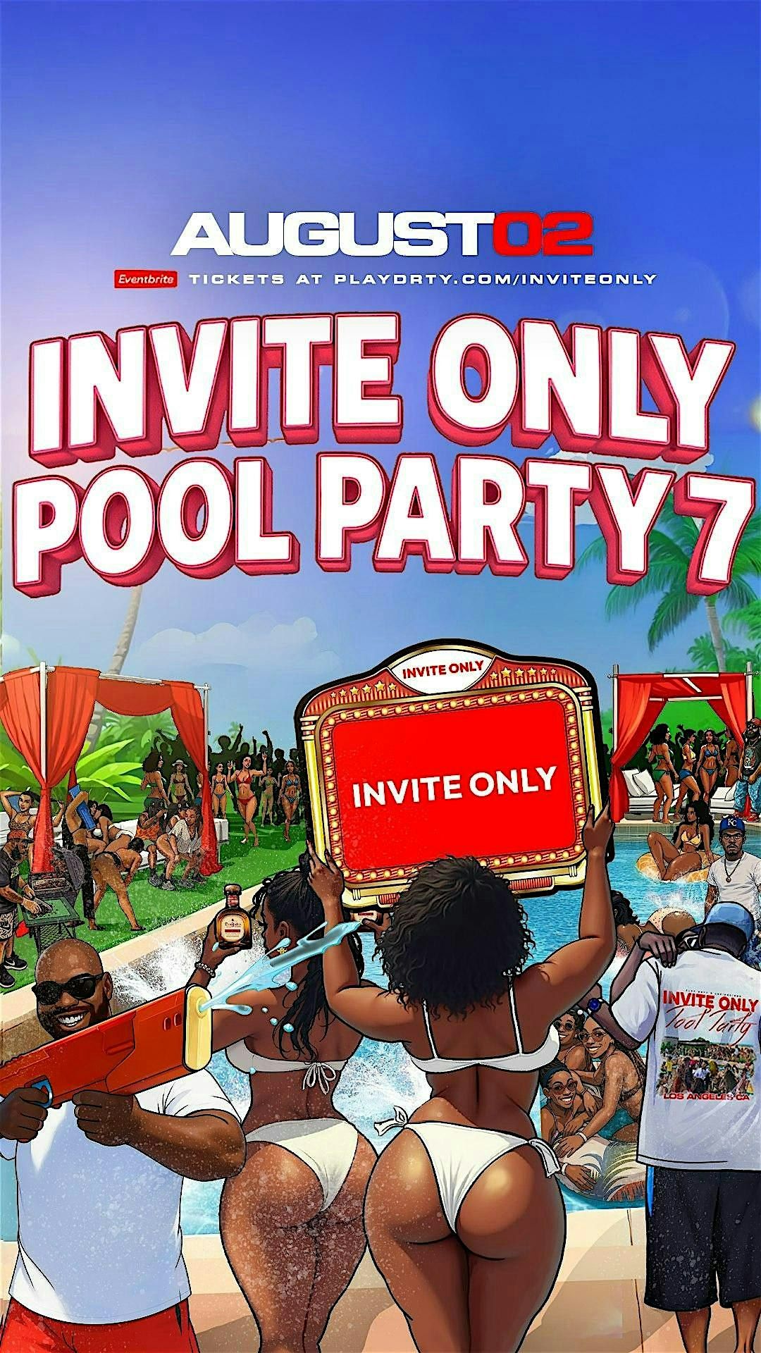 INVITE ONLY POOL PARTY 7, 2 August | Event in Los Angeles | AllEvents