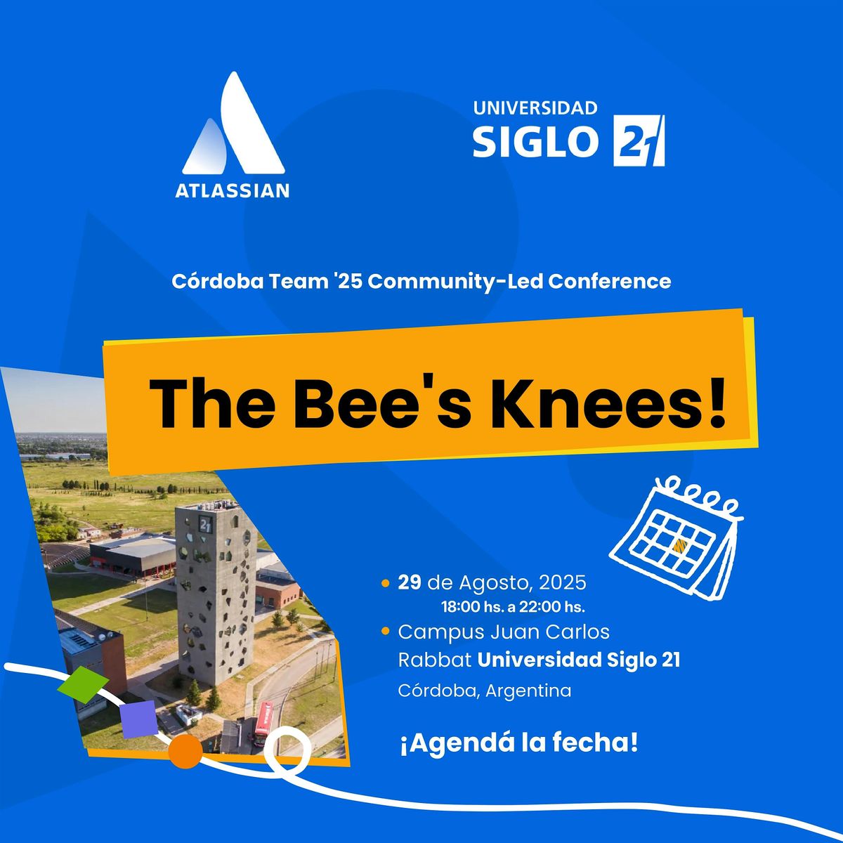 Córdoba Atlassian Team '25. The Bee's Knees!, 29 August | Event in Córdoba | AllEvents