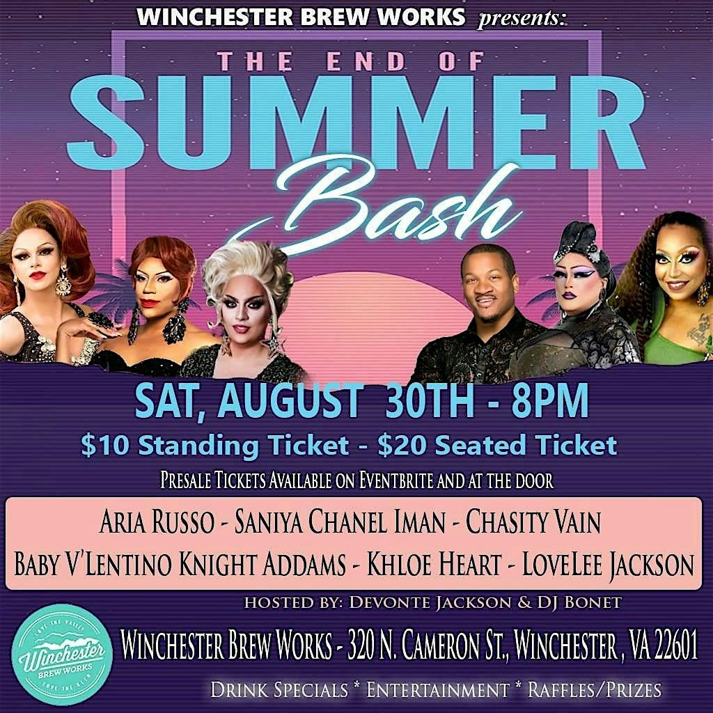 End Of Summer Bash, 30 August | Event in Winchester | AllEvents