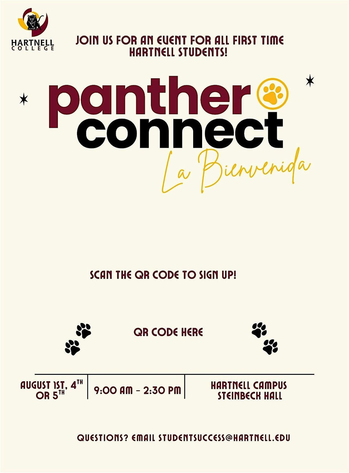 2025 Panther Connect - La Bienvenida- First Year Student Welcome  - 8/4/25, 4 August | Event in Salinas | AllEvents