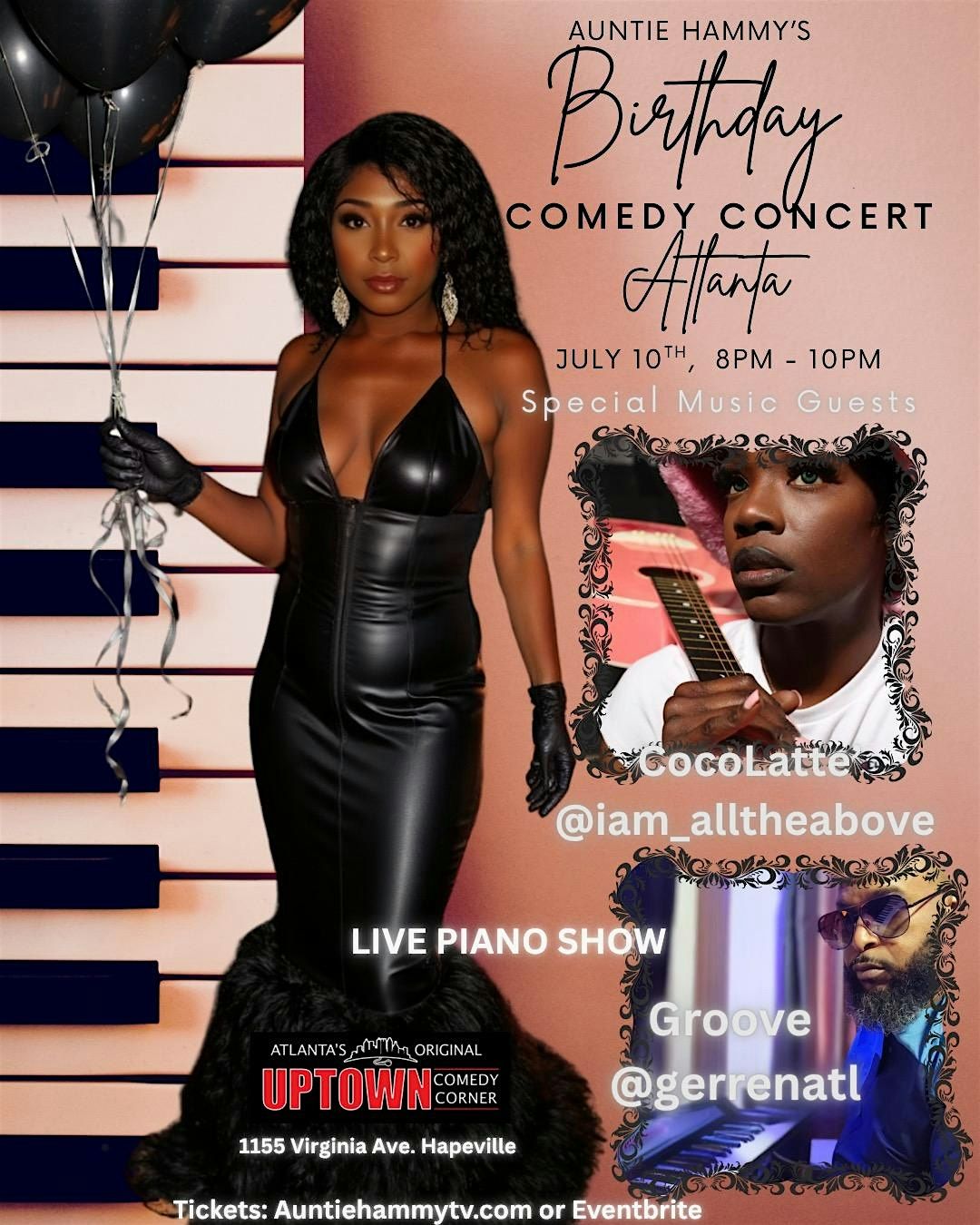 Uptown Live Presents :  Auntie Hammy from the  PEW PEW PEW SONG, 10 July | Event in Hapeville | AllEvents