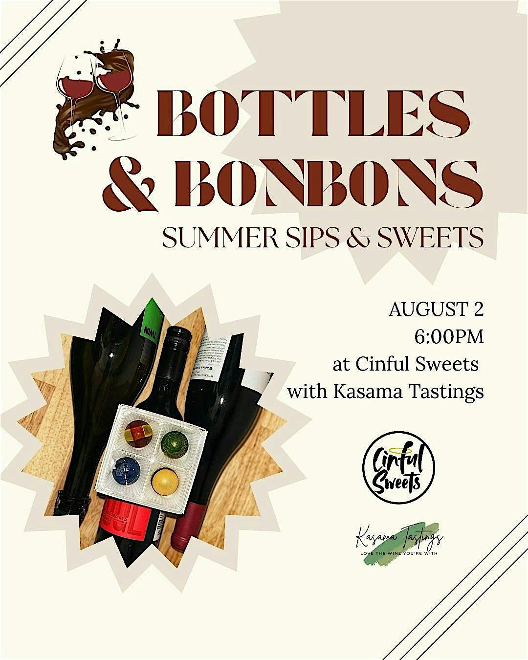 Bottles & Bonbons: Summer Sips & Sweets, 2 August | Event in Austin | AllEvents