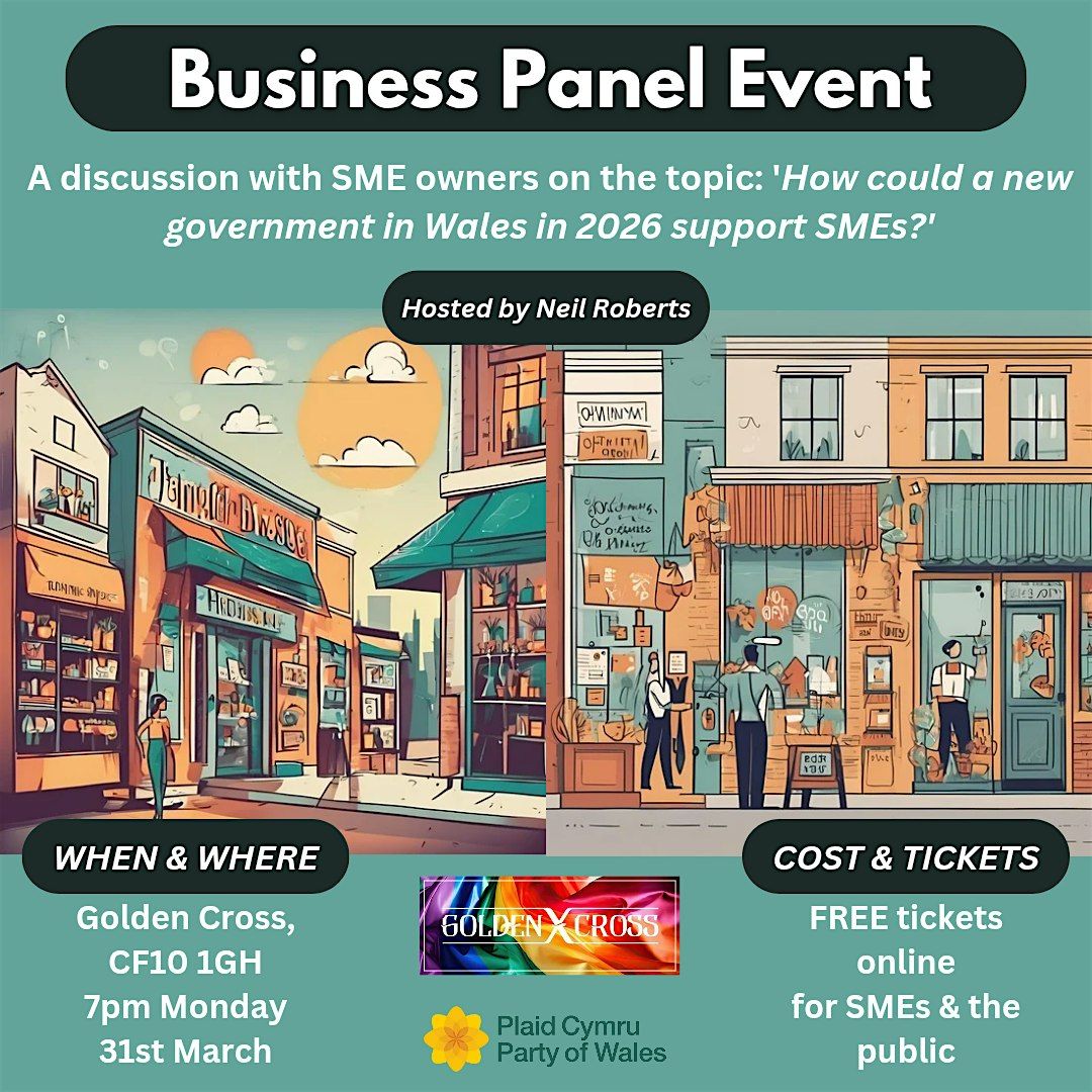 Panel Discussion - A business friendly future for Wales, 2 June | Event in Cardiff | AllEvents