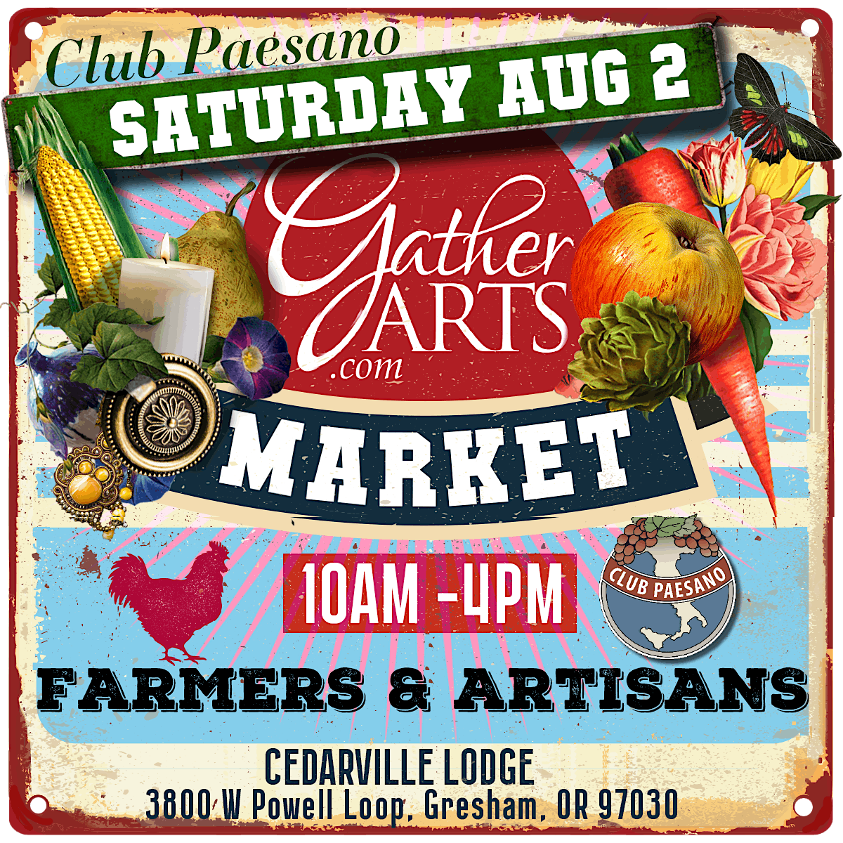 Gather Arts Summer Farmers & Artisan Market, 2 August | Event in Gresham | AllEvents