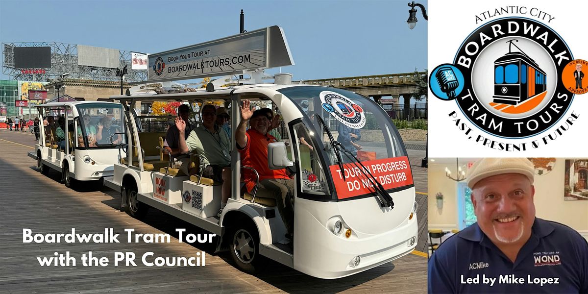 Hop on the AC Boardwalk Tram Tour with Mike Lopez and the PR Council, 25 June | Event in Atlantic City | AllEvents