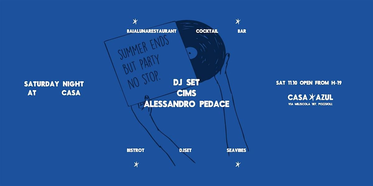 SABATO  A CASA AZUL, 11 October | Event in Pozzuoli | AllEvents