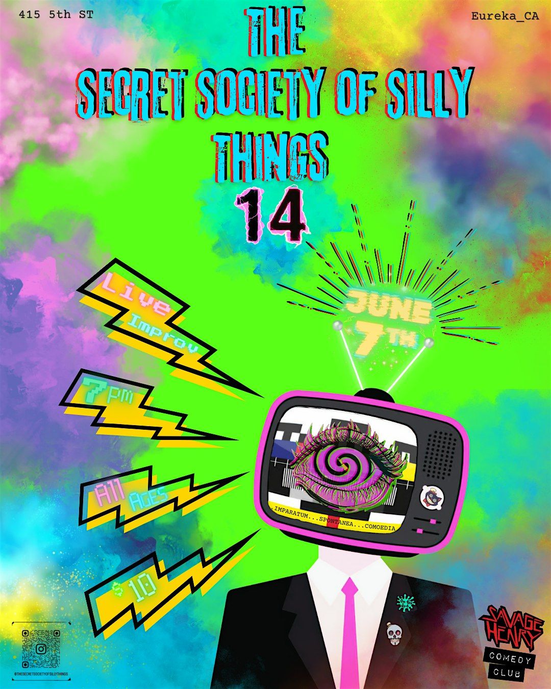 Secret Society of Silly Things, 7 June | Event in Eureka | AllEvents