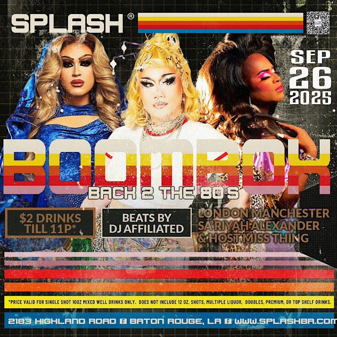 Boombox: 80's Night - Fab Friday, 26 September | Event in Baton Rouge | AllEvents