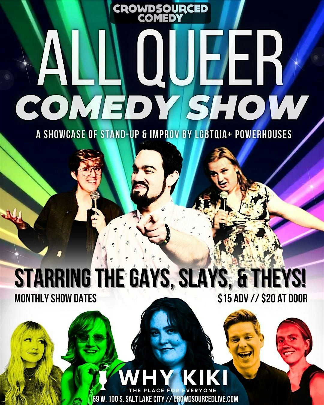 SLC's only All Queer Comedy Show!, 29 August | Event in Salt Lake City | AllEvents