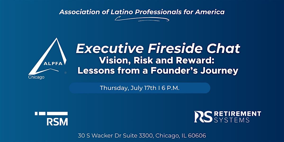 Vision, Risk & Reward: Lessons from a Founder's Journey, 17 July | Event in Chicago | AllEvents