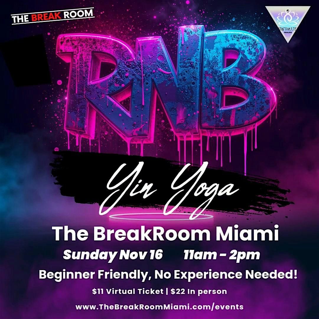 R&B Yin Yoga, 30 November | Event in Miami | AllEvents