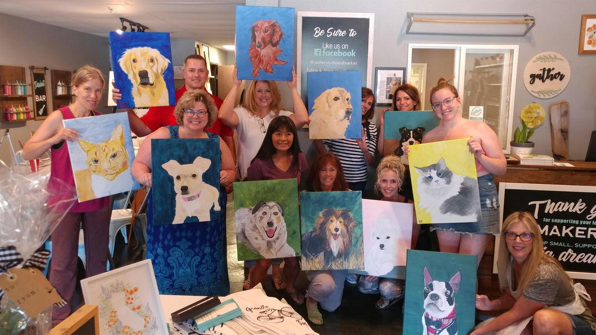 Paint A Portrait Of Your Pet at MoJo's Local Tap & Kitchen with Carrie!, 14 December | Event in Sacramento